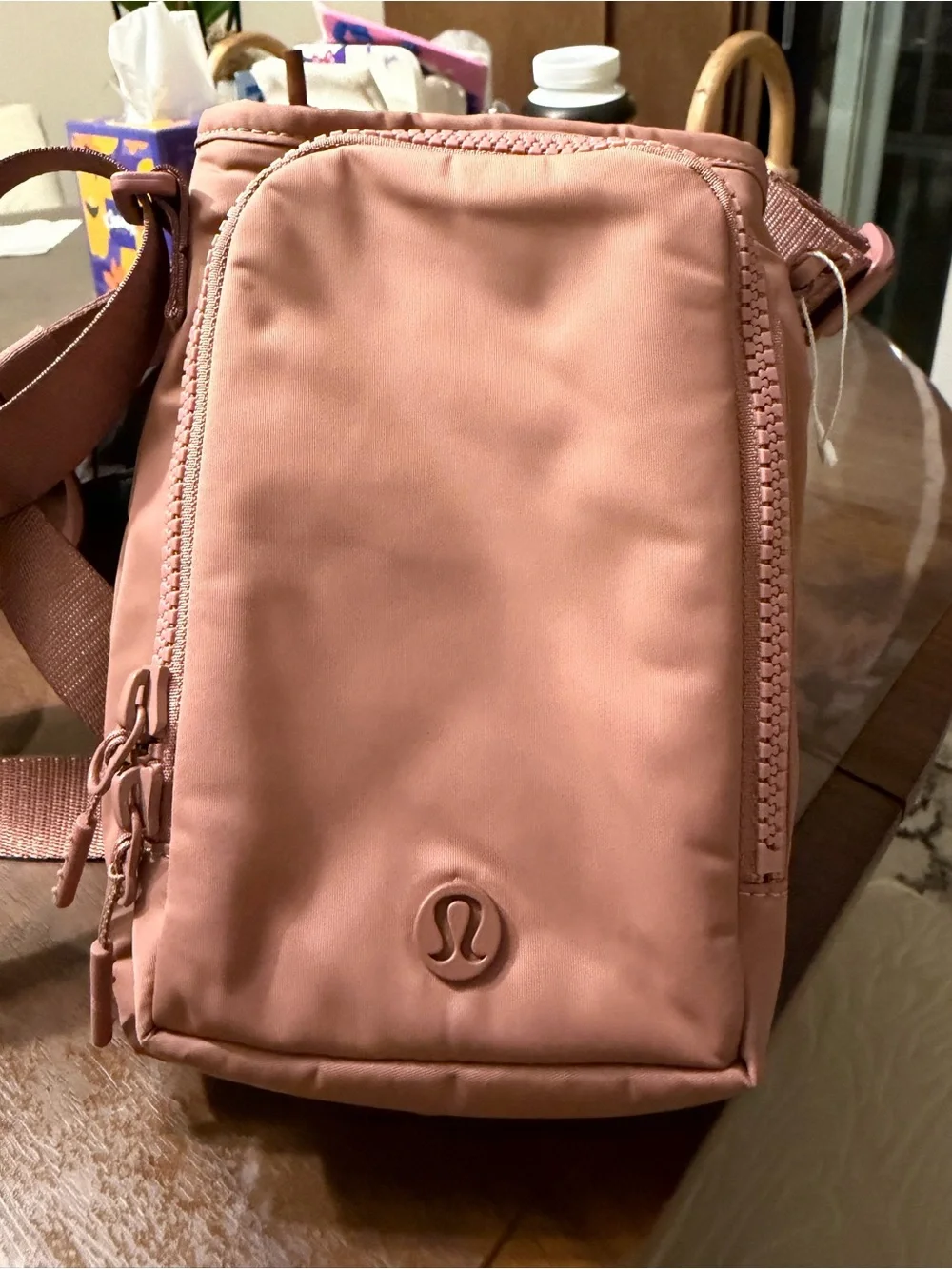 lululemon athletica Dusty Rose water bottle Bag